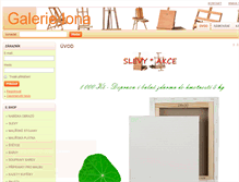 Tablet Screenshot of galerieiona.cz